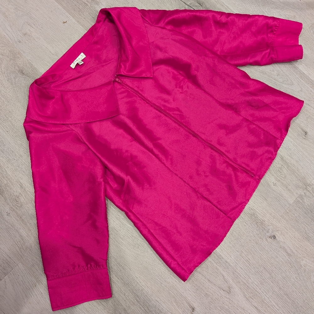 Puli chic Pink Blouse with zipper size 14